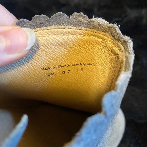 Jack Rogers Marianne Gray Suede Ankle Bootie 6 - Picture 6 of 8